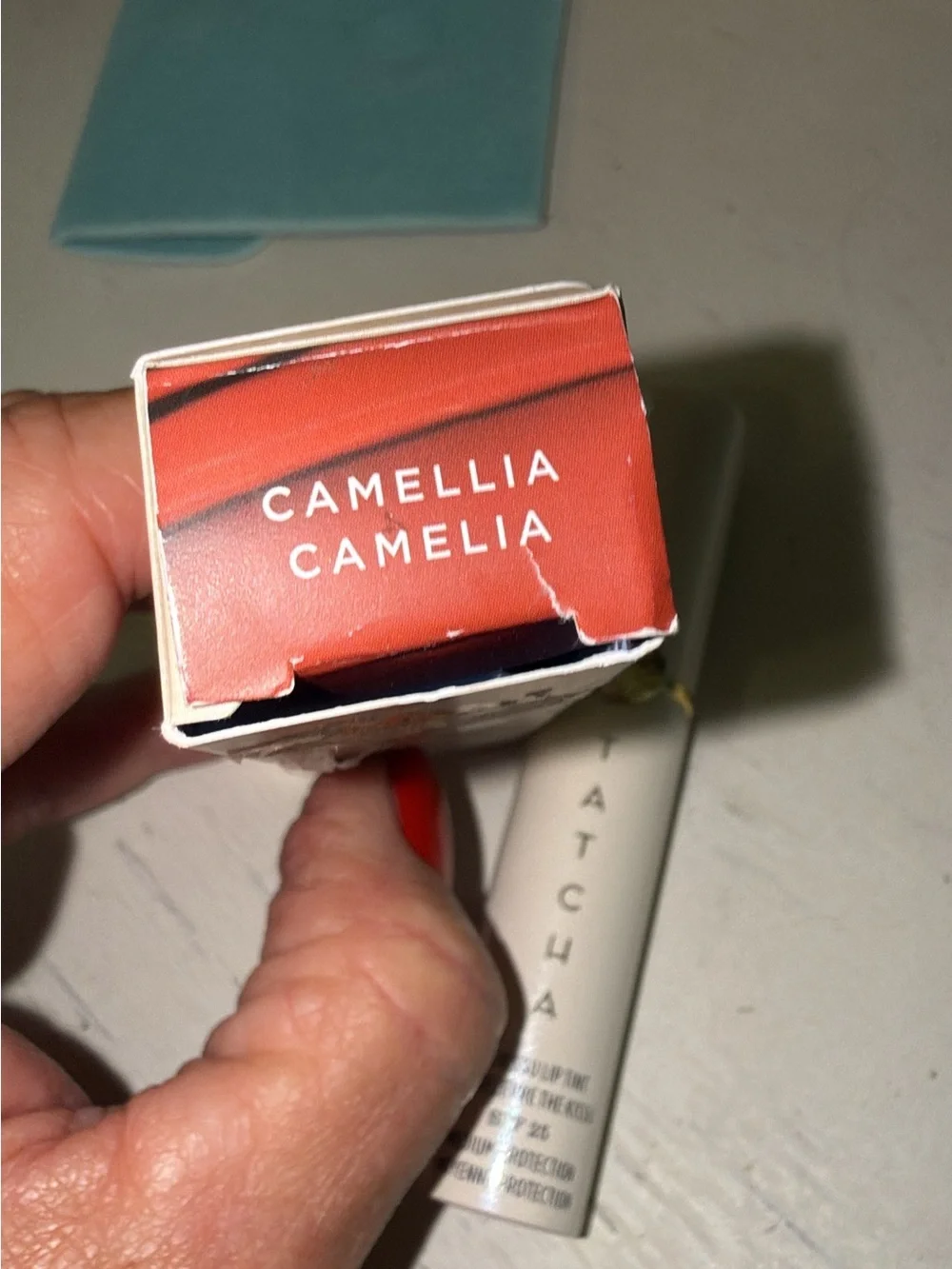 Tatcha the Kissu Lip Tint in Camelia NIB